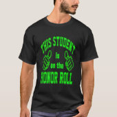 Bold Lettering Honor Roll T-shirt (Voorkant)