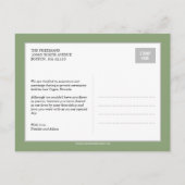 Bold Letters Wedding Aankondiging (Achterkant)