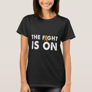 Bold Leukemia Awareness Fight Gift Design voor FAM T-shirt