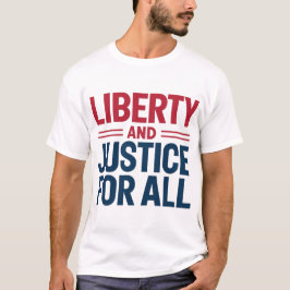 Bold Liberty & Justice: Amerikaans T-shirt