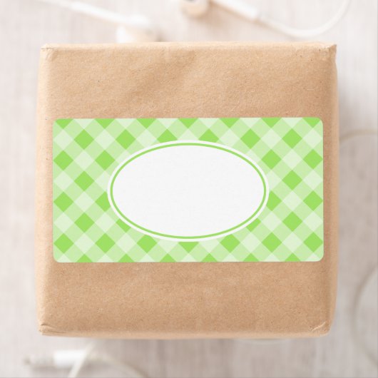 Bold Limoen Gingham Labels (Insitu)