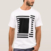 bold lines square t-shirt (Voorkant)