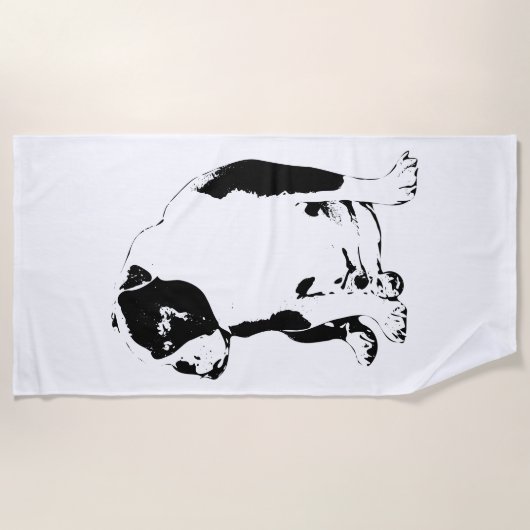 Bold Lines, Year‑Round Mate Strandlaken (Voorkant)