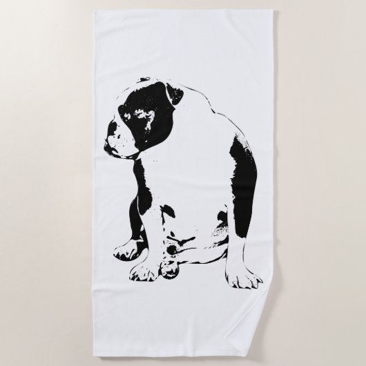 Bold Lines, Year‑Round Mate Strandlaken (Voorkant)