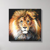 Bold Lion Canvas afdrukken (Voorkant)
