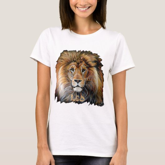 BOLD LION Leo Zodiac T-shirt (Voorkant)