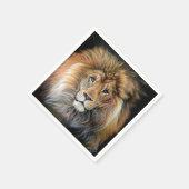 BOLD LION Paper Napkins Servet (Hoek)