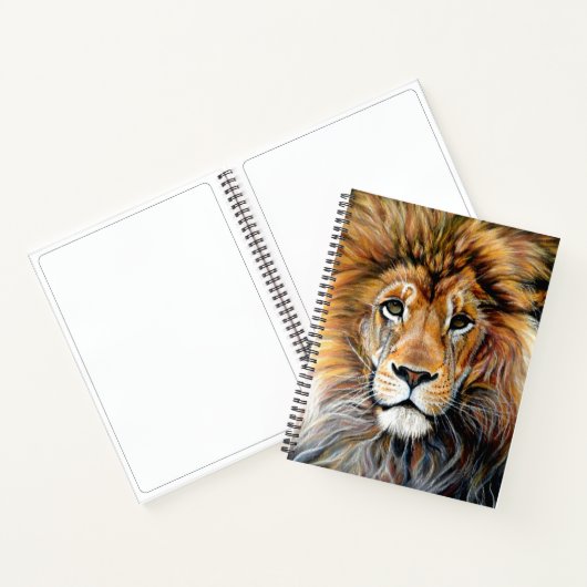 Bold Lion Spiral Sketch Pad Notitieboek (Binnen)
