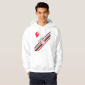 Bold Lion Stripe Graphic Hoodie (Voorkant volledig)