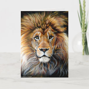 Bold Lion Wenskaart Kaart