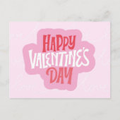 Bold Love Statement Valentijnsdag Briefkaart (Voorkant)