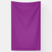 Bold Magenta bruiloft uitnodigen met minimale stij Spandoek (Verticaal)