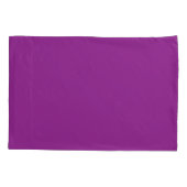 Bold Magenta Wedding Invite with Minimal Style Kussensloop (Achterkant)