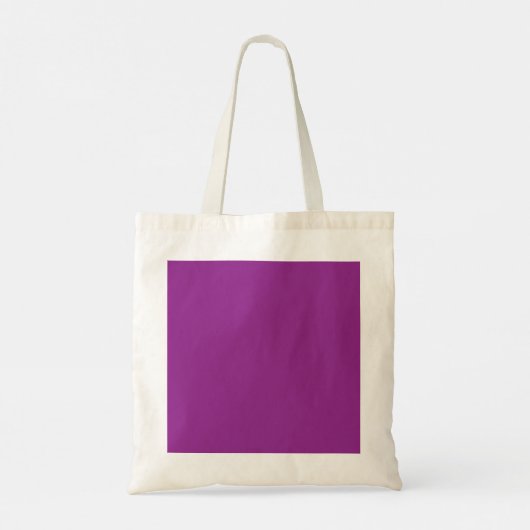 Bold Magenta Wedding Invite with Minimal Style Tote Bag (Achterkant)