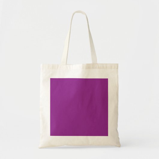 Bold Magenta Wedding Invite with Minimal Style Tote Bag (Voorkant)