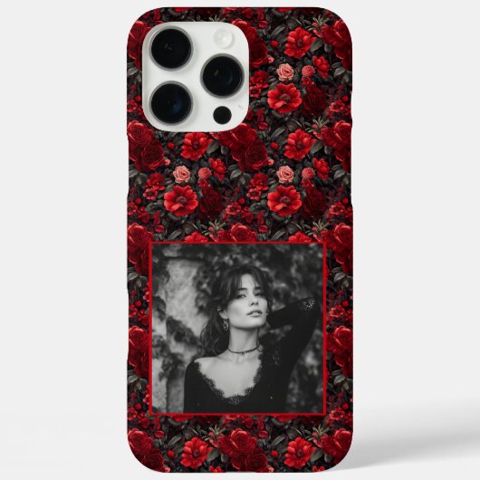 Bold Maid Of Honor Gift Rose Custom  Case-Mate iPhone Case (Achterkant)