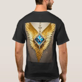 Bold & Majestic Eagle T-shirt Design (Achterkant)