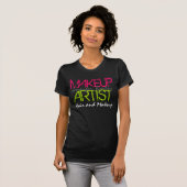 Bold Makeup Artist T-shirt (Voorkant volledig)