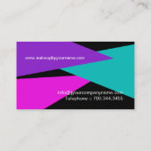 BOLD MAKEUP ARTIST VISITEKAARTJE (Achterkant)