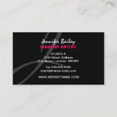 Bold Makeup Artist Visitekaartje (Achterkant)