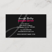 Bold Makeup Artist Visitekaartje (Achterkant)