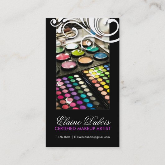 BOLD MAKEUP ARTIST VISITEKAARTJE (Voorkant)