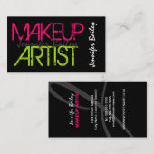 Bold Makeup Artist Visitekaartje (Voorkant / Achterkant)