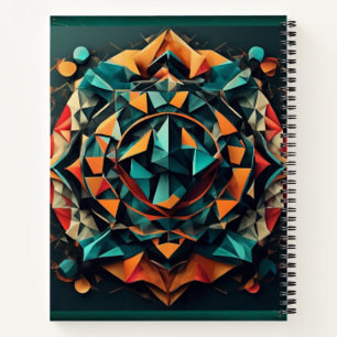 Bold Mandala-geïnspireerd Notitieboek