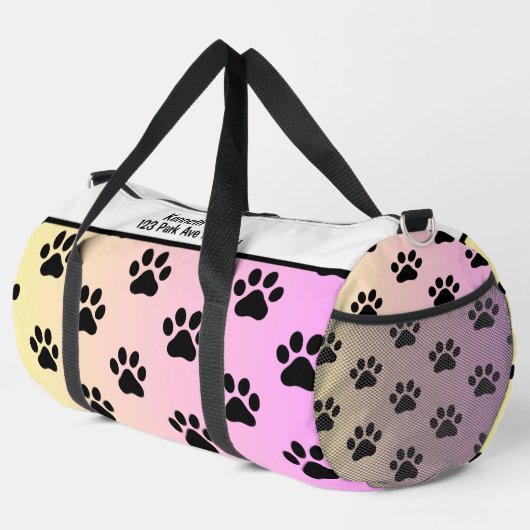 Bold Mandala Tie Dye Gear Monogram Personalize Plunjezak (Rechterhoek)