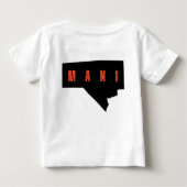Bold Manitoba Typography Map Shirt (Achterkant)
