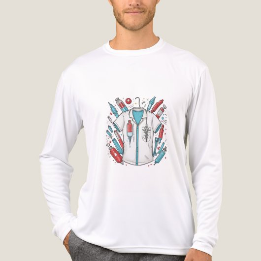 Bold Medical Sweatshirt - Wings & Syringe Design (Voorkant volledig)
