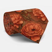 Bold Men Gifts Ranunculus Bloemen Stropdas (Opgerold)