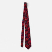 Bold Mens Accessories Peonies Floral Stropdas (Achterkant)