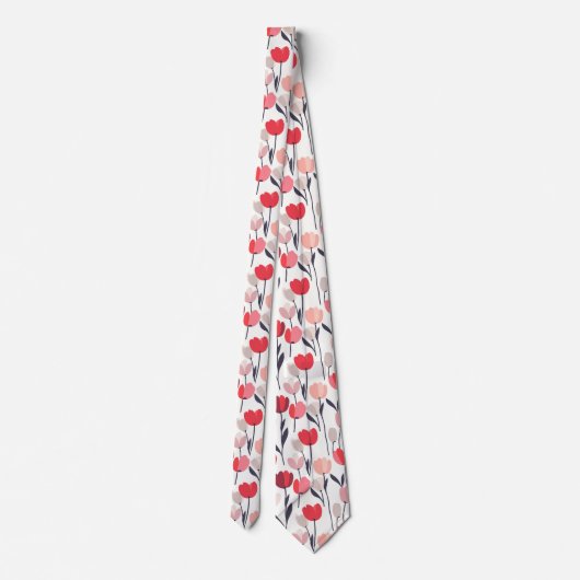 Bold Menswear Ties Tulip Flower Stropdas (Achterkant)