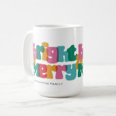 Bold Merry Bright Holiday Koffiemok (Voorkant links)