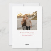 Bold Merry en Bright Holiday-fotokaarten Feestdagenkaart (Achterkant)