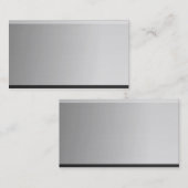 Bold Metal look Background Visitekaartjes (Voorkant / Achterkant)