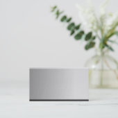 Bold Metal look Background Visitekaartjes (Staand voorkant)