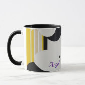 Bold Mid-Century Modern Abstract Geometric Art Mok (Links)