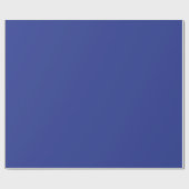 Bold Minimal Wedding Invite in Deep Blue Cadeaupapier (Vlak)