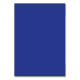 Bold Minimal Wedding Invite in Deep Blue Kaart