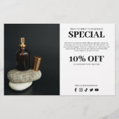 Bold Minimalist Boutique, Salon Photo Trio Zwart Flyer (Achterkant)