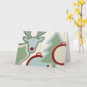 Bold Minimalist Christmas Card Kaart (Gele Bloem)
