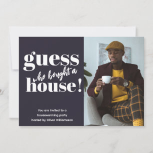 Bold minimalist Foto Housewarming Party nodigt uit