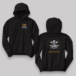 Bold Mobile Mechanic Auto Repair Services Hoodie