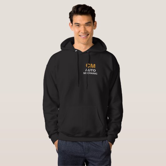 Bold Mobile Mechanic Auto Repair Services Hoodie (Voorkant volledig)