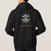 Bold Mobile Mechanic Auto Repair Services Hoodie (Achterkant)