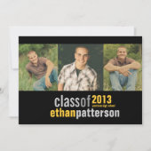 Bold Modern 3 Fotogradatie Partij Aankondiging (Voorkant)