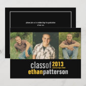 Bold Modern 3 Fotogradatie Partij Aankondiging (Voorkant / Achterkant)