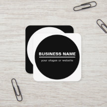 Bold Modern Bedrijfsnaam Sjabloon | B&W